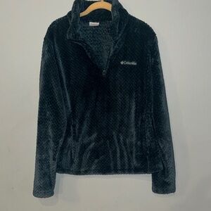 Columbia Fleece Sherpa Jacket - Dark Green - Women’s size L